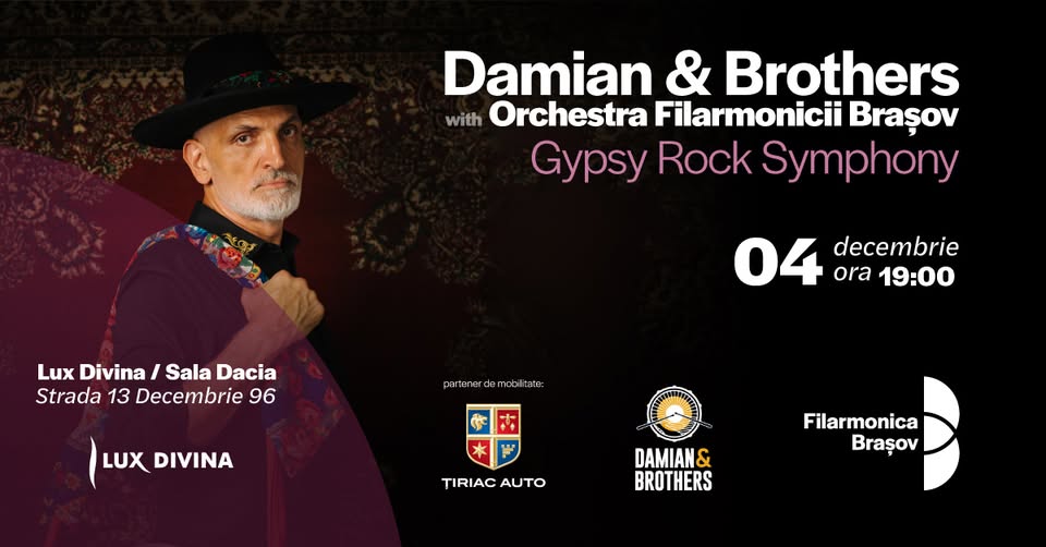 Damian & Brothers with Orchestra Filarmonicii Brașov – Gypsy Rock Symphony