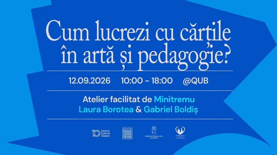 Atelier | Cum lucrezi cu cărțile în artă și pedagogie?
