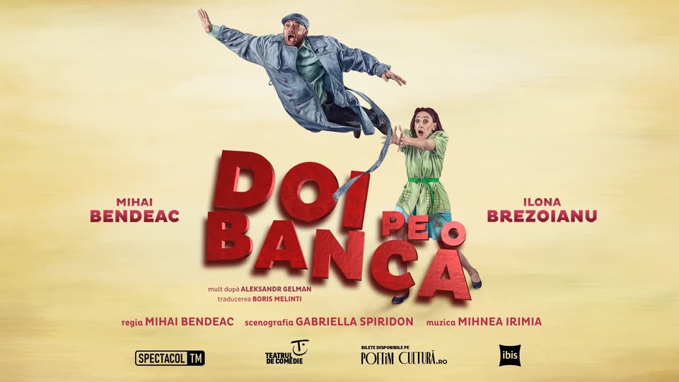 IAȘI: Doi pe o bancǎ // Mihai Bendeac – Ilona Brezoianu