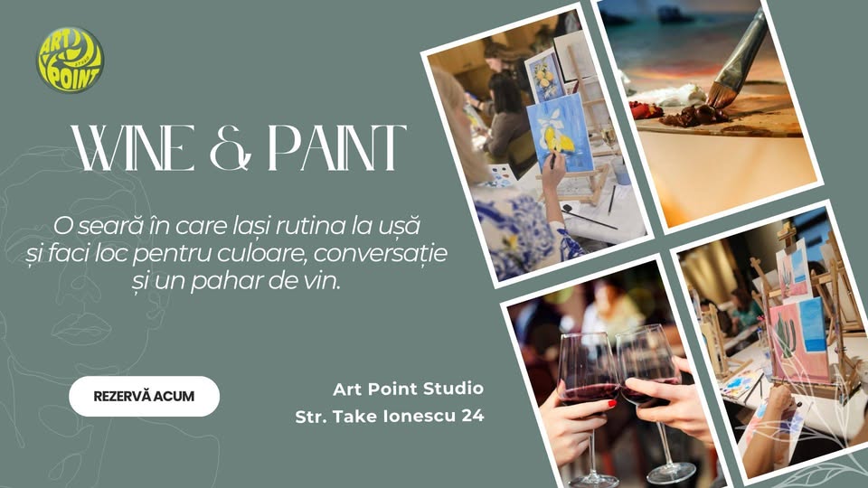 Wine&Paint – vin, culoare și relaxare