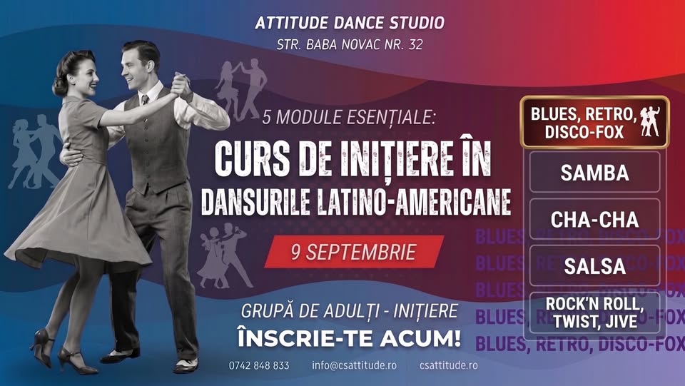 Curs de inițiere adulți- Retro, Blues și Disco Fox