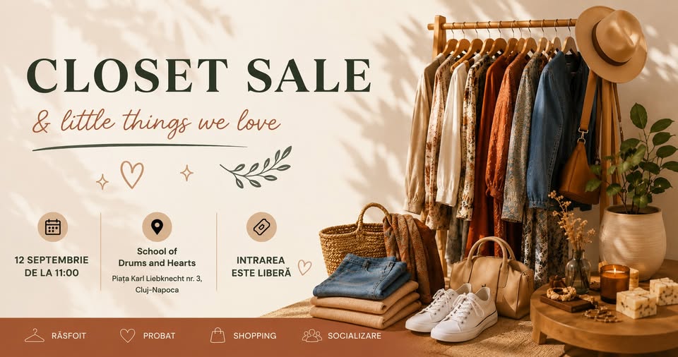 Closet Sale ✨ Târg de haine & accesorii