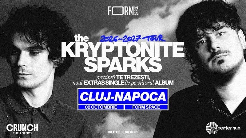 The Kryptonite Sparks • Lansare TE TREZEȘTI • Cluj-Napoca • FORM Space • 2 octombrie