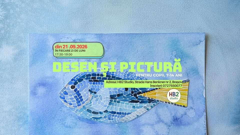 START Inscrieri | Curs de desen si pictura pentru copii de 7-14 ani