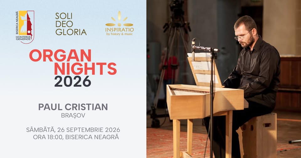 Organ Nights – Paul Cristian la Biserica Neagră