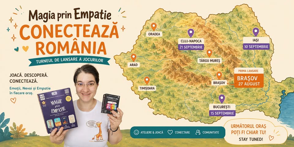Lansare de jocuri: Magie prin Empatie & Connect-360 | Iași