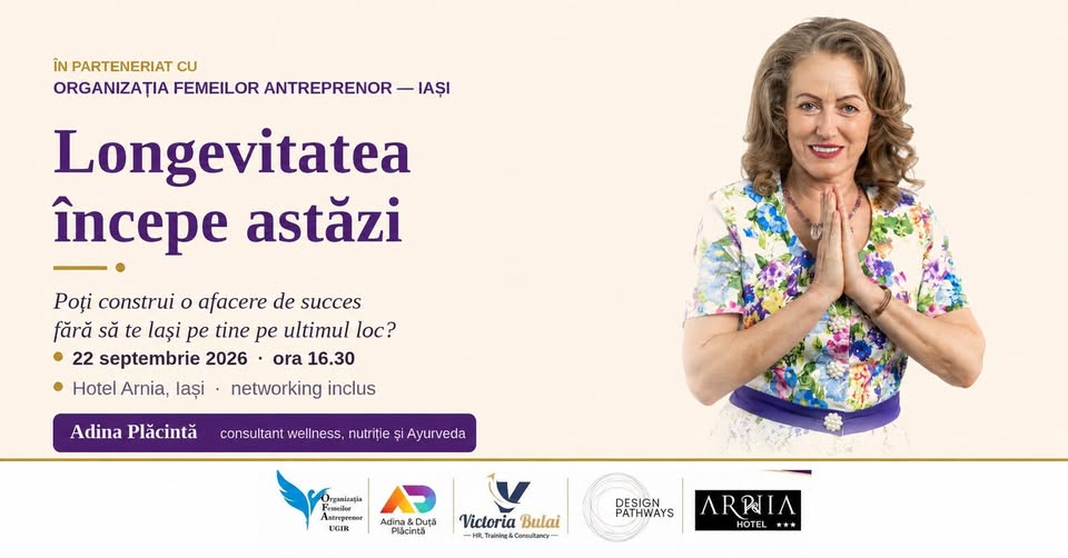 Longevitatea începe astăzi — întâlnire pentru femei antreprenor