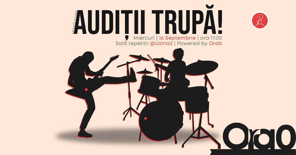 AUDIȚII TRUPĂ | Căutăm artiști!
