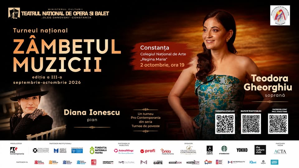 ZAMBETUL MUZICII – Teatrul Național de Operă și Balet „Oleg Danovski” Constanta
