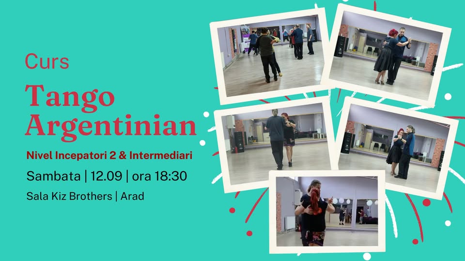 Curs Tango Argentinian Incepatori 2 & Intermediari (Social)