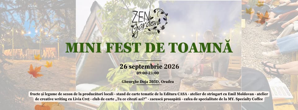 Mini festival de toamnă la Zen Garden Oradea
