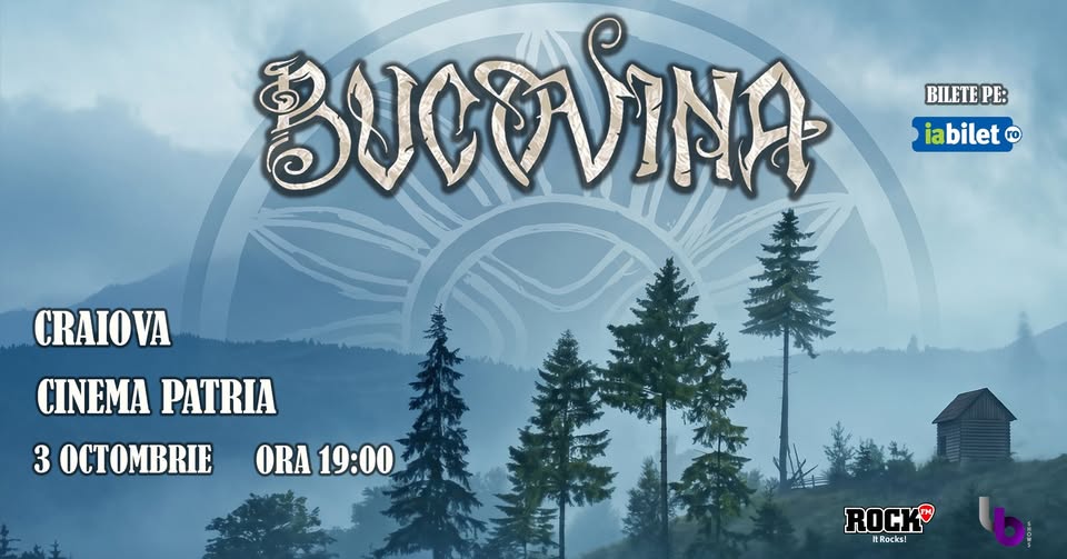 Concert BUCOVINA la Cinema Patria Craiova