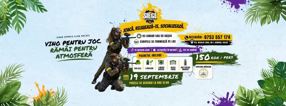 Siege Paintball x Bodega – Joacă fără echipă