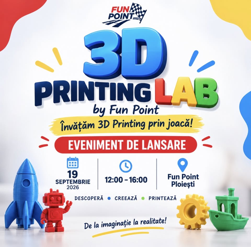 3D Printing Lab by Fun Point | Învățăm 3D Printing prin joacă 🚀