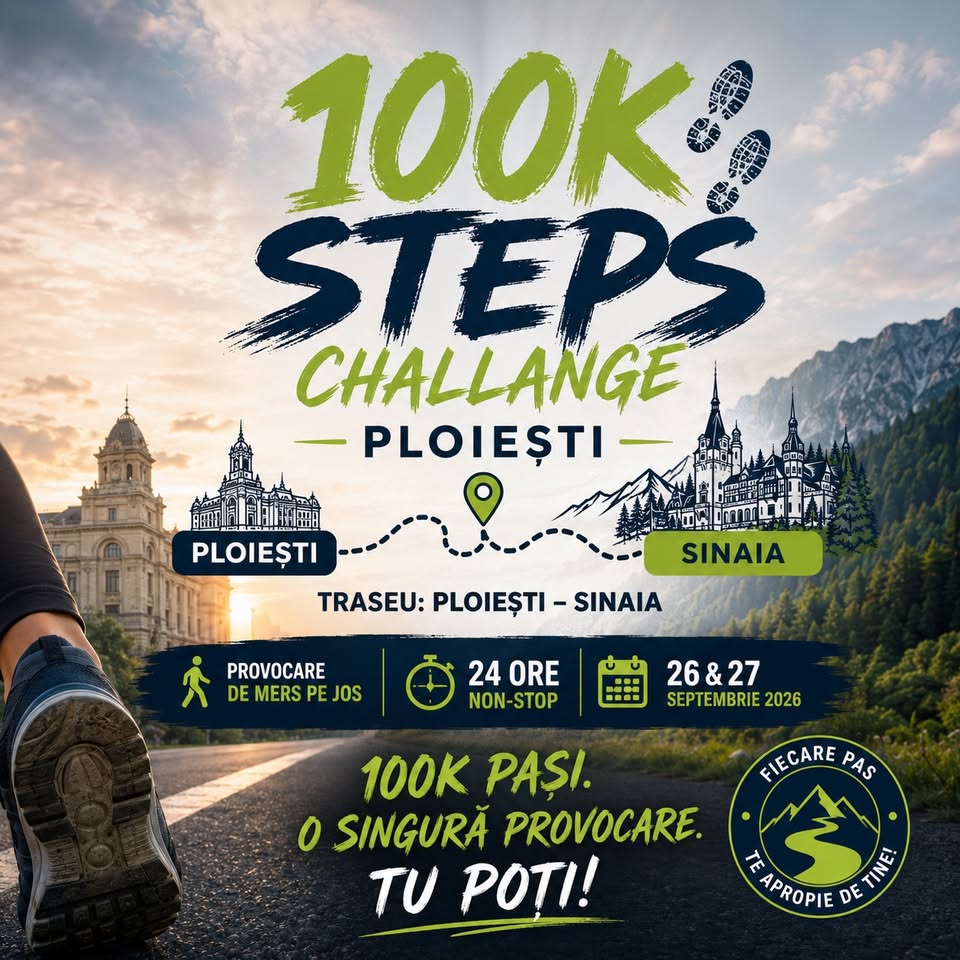 100k steps in 24h Ploiești