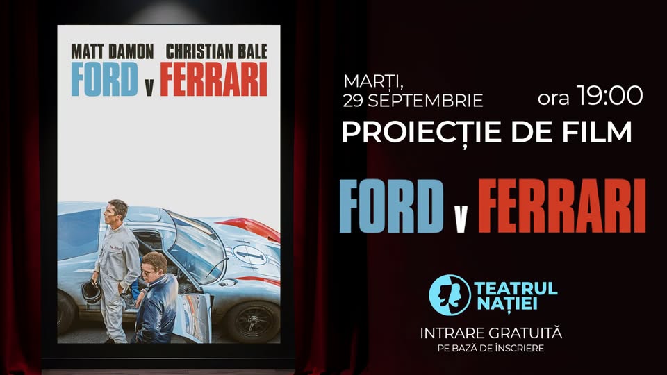 Proiecție de film: Ford v Ferrari