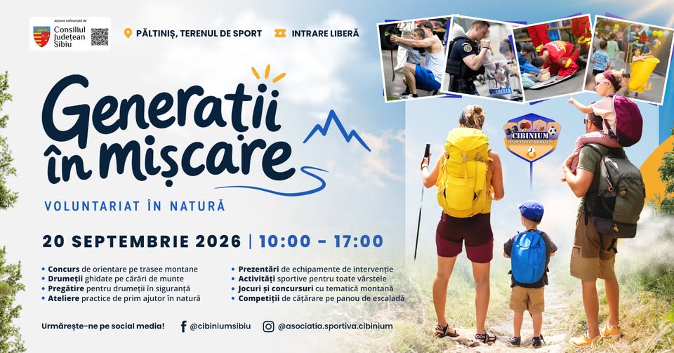 GENERAȚII ÎN MIȘCARE – VOLUNTARIAT ÎN NATURĂ 🌳
