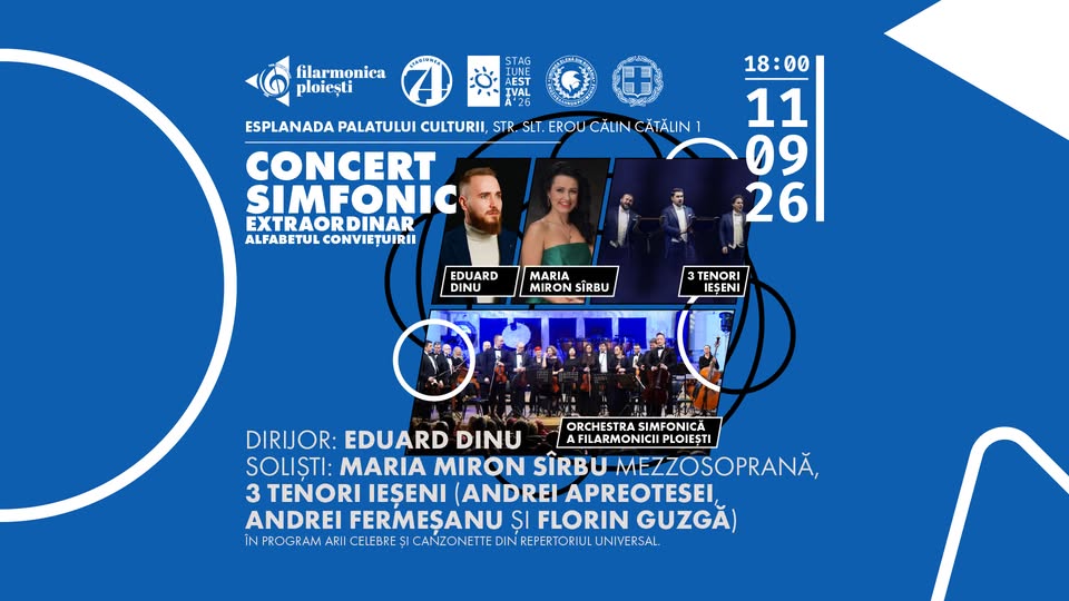 Concert Simfonic Extraordinar – Alfabetul Conviețuirii – 11 septembrie 2026