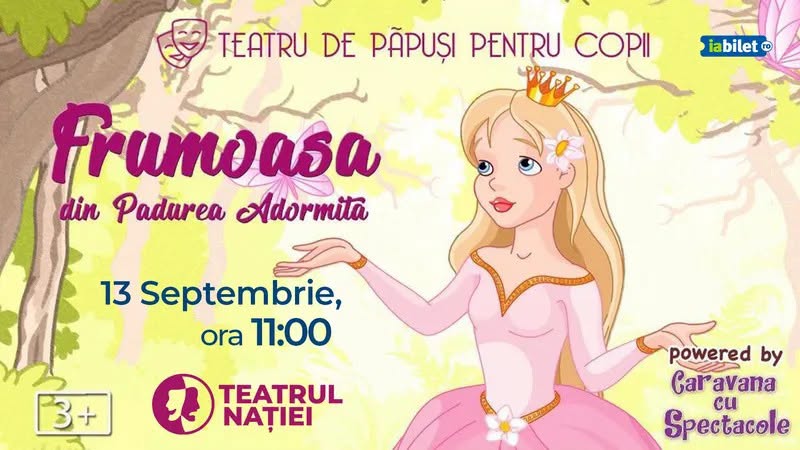 Spectacol pentru copii: Frumoasa din Pădurea Adormită