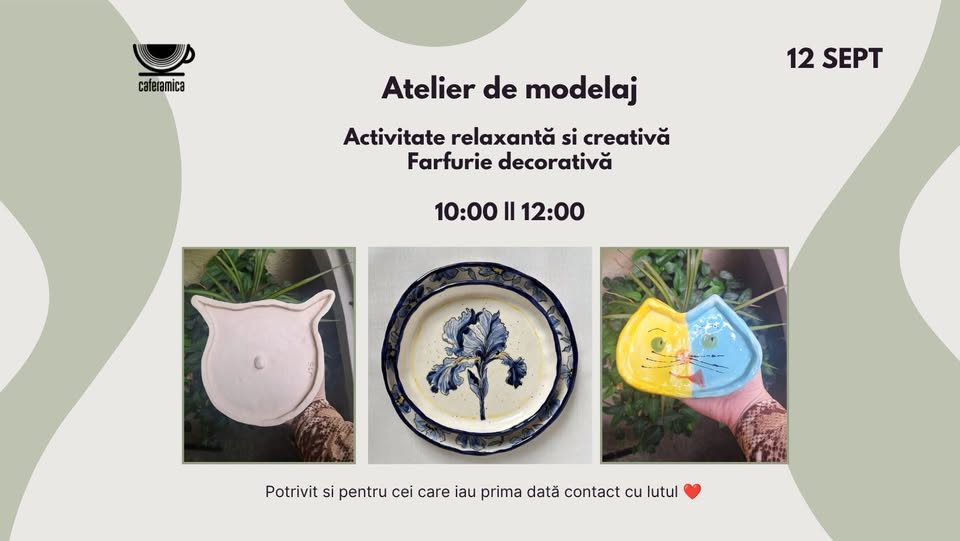 Atelier modelaj lut –  Farfurie decorativă