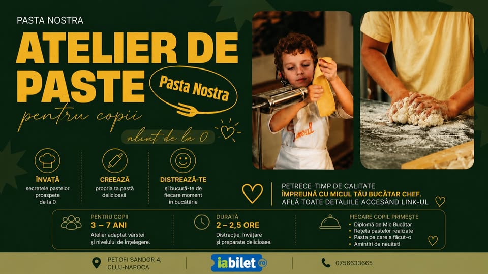 Atelier de paste pentru copii 3 – 7 ani