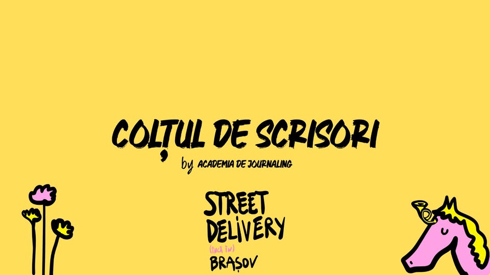 Colțul de Scrisori la Street Delivery Brașov