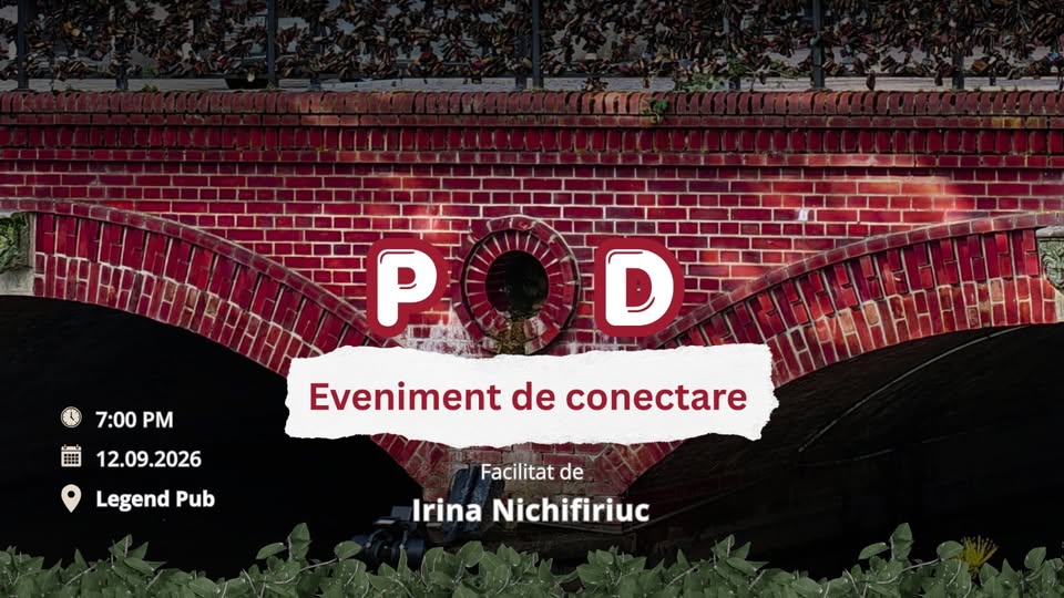 POD – Eveniment de conectare facilitat de Irina Nichifiriuc