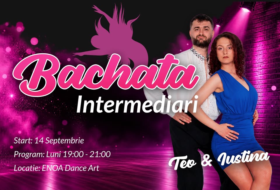 Înscrieri – Curs de Bachata – INTERMEDIARI