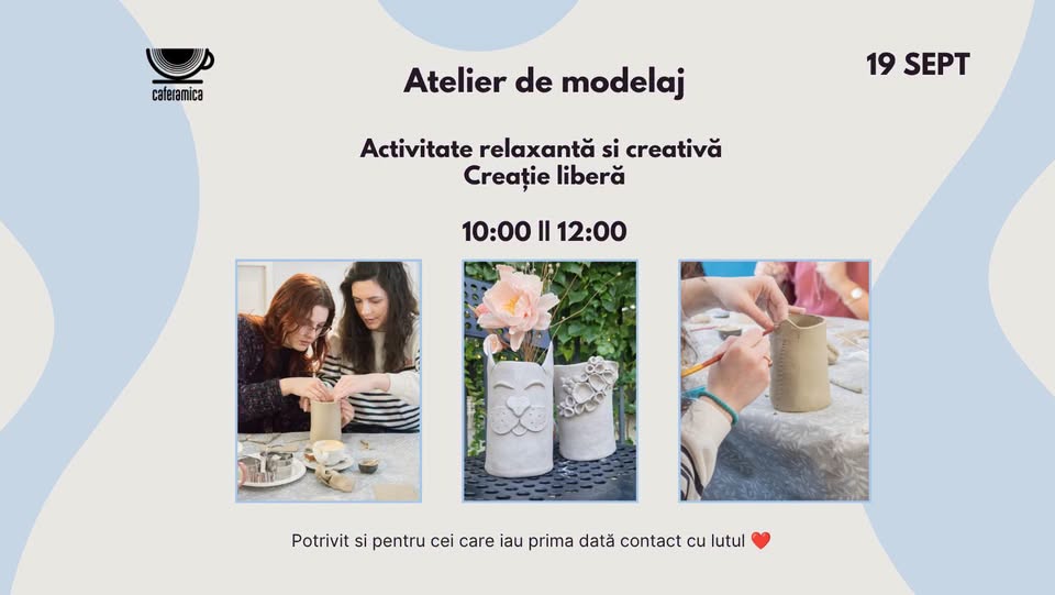 Atelier modelaj lut – Creație liberă