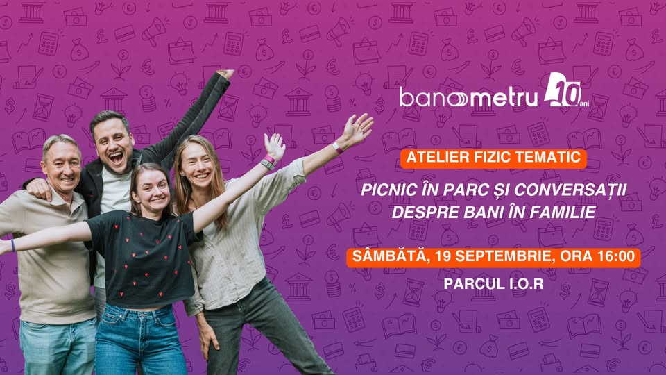 Banometru București: Picnic în parc și conversații despre bani în familie