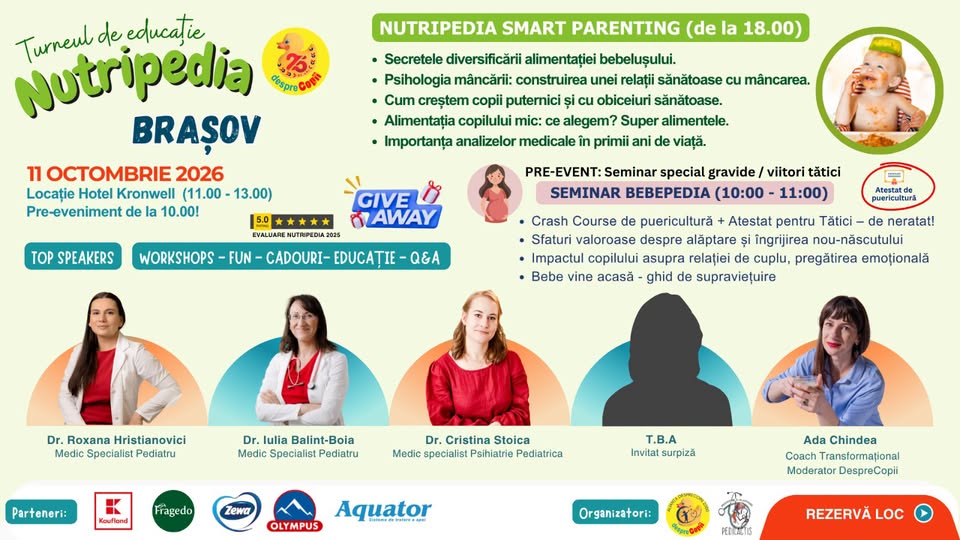 Nutripedia Smart Parenting – Brașov 2026
