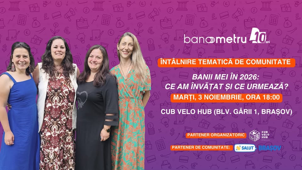 Banometru Brașov: Banii mei în 2026: ce am învățat și ce urmează?