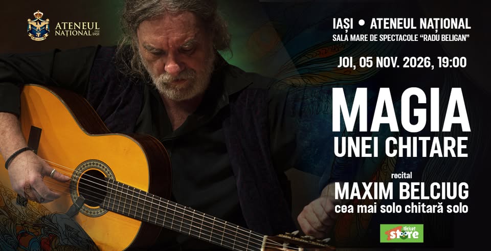 Magia unei chitare – Recital Maxim Belciug – Iasi