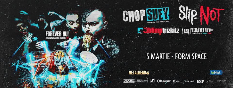 Cluj-Napoca: Forever NU!: ALL-STAR tributes: System Of A Down / Slipknot / Linkin Park / Limp Bizkit