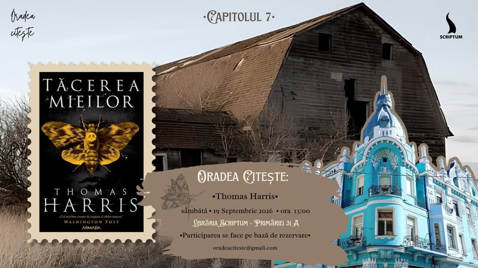 Oradea citește – Club de carte | Capitolul 7 : Tăcerea mieilor