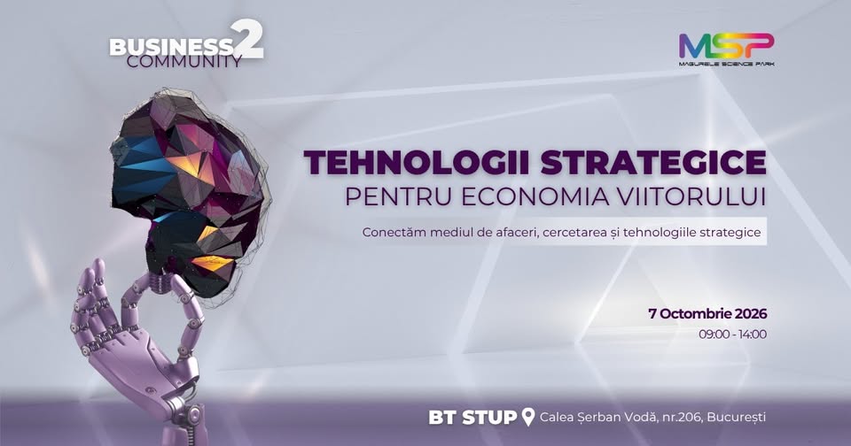 #B2Com | Tehnologii strategice pentru economia viitorului