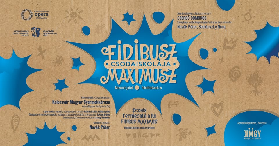CSERGŐ DOMOKOS: FIDIBUSZ MAXIMUSZ CSODAISKOLÁJA | SCOALA FERMECATĂ A LUI FIDIBUS MAXIMUS