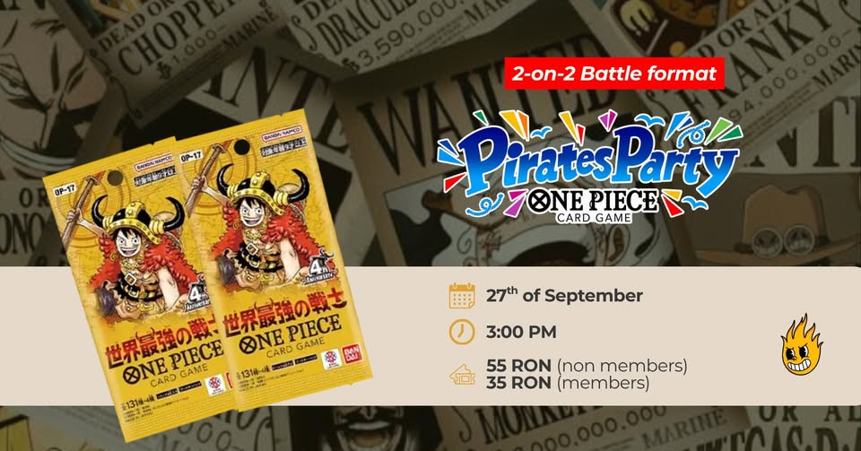 ONE PIECE CARD GAME Pirates Party – 2-on-2 Battle