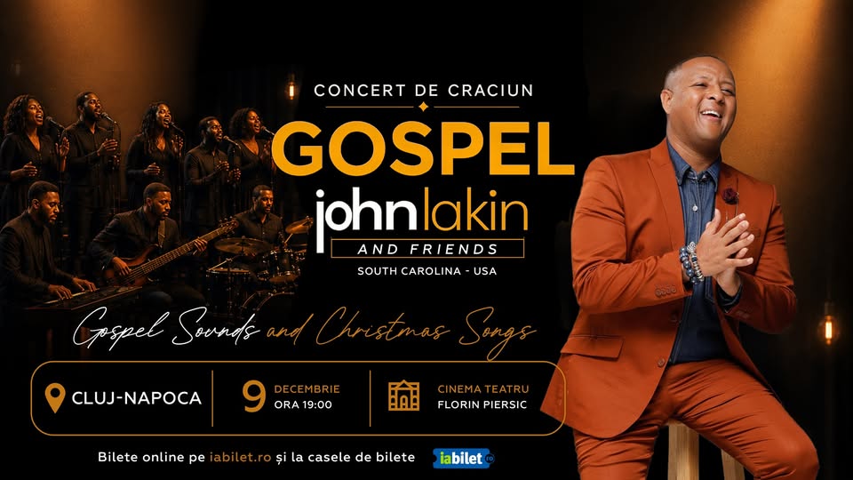 John Lakin & Friends – Concert de Crăciun – GOSPEL