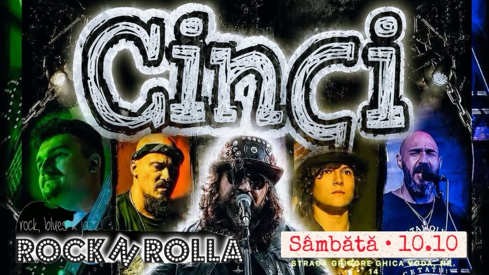 CIN5I LIVE @ ROCKNROLLA — IAȘI 🤘